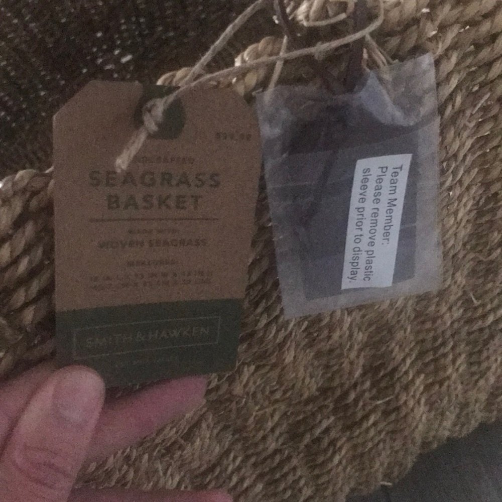 Large Sea Grass storage baskets - Picture 2 of 3